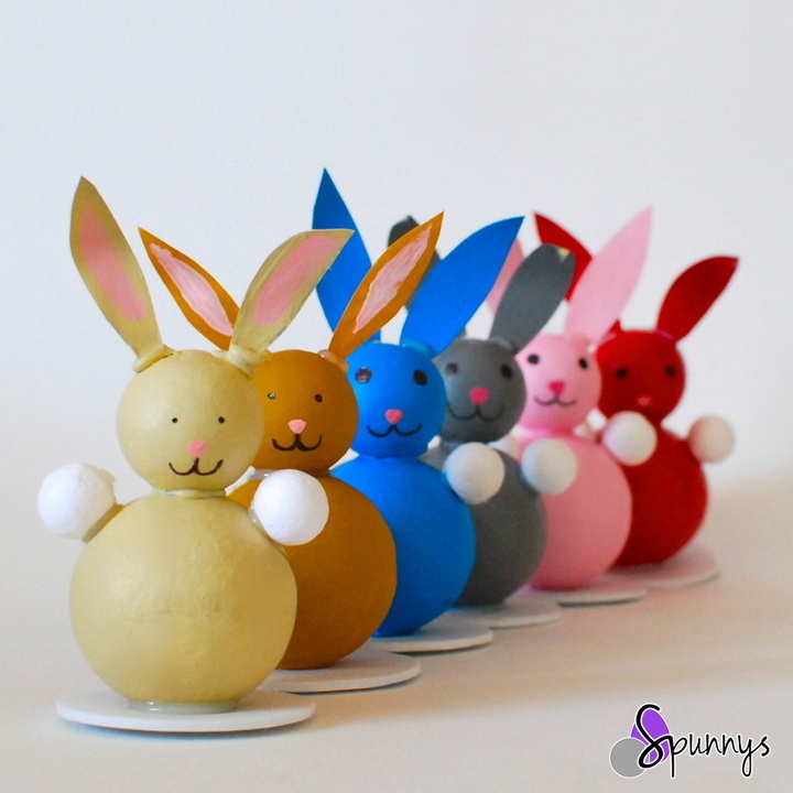 easter bunny figurines craft ideas