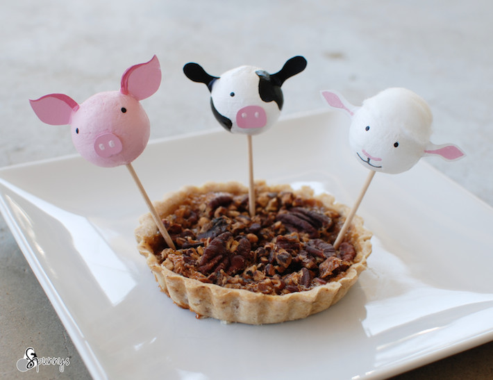 farm animal cake toppers craft ideas