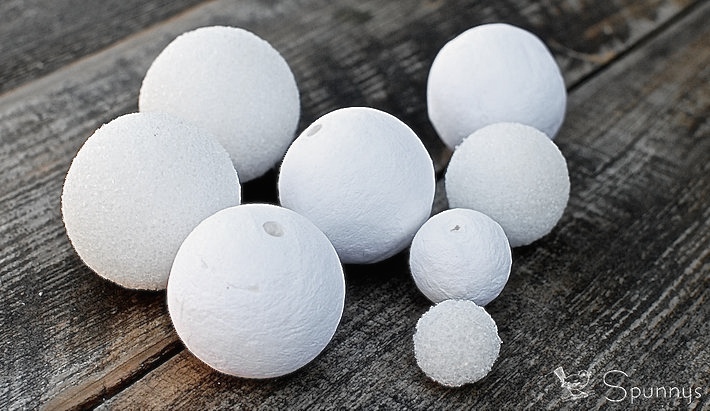 craft foam balls spun cotton balls