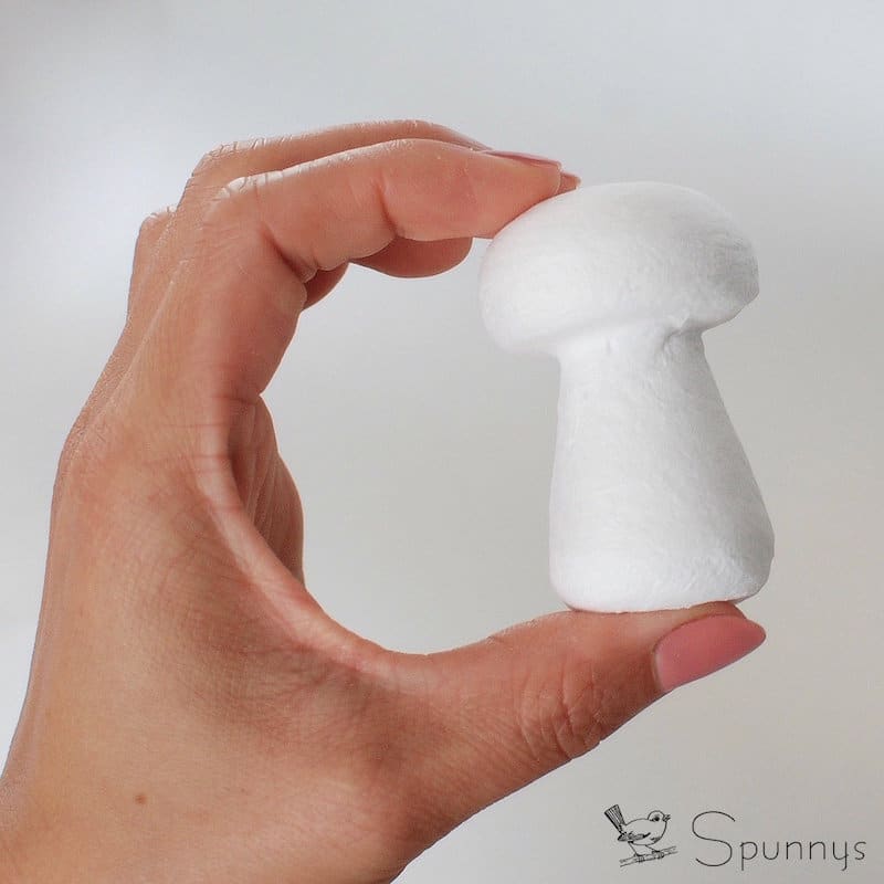 spun cotton mushroom 60 tall ø 39