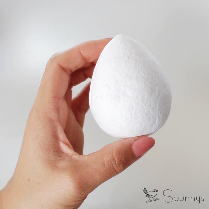 tear-shaped spun cotton shape bulb large 70 tall ø55