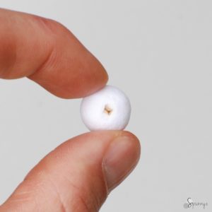 spun cotton ball 15 mm