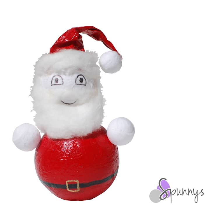 santa claus figurine craft idea