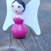 spun cotton angel fairy figurine DIY Tutorial