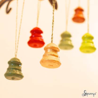 Christmas bell ornaments DIY craft project