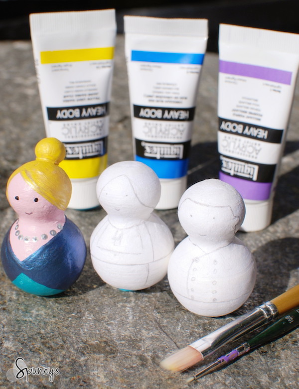 How to paint peg people