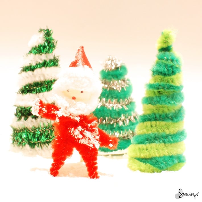 Christmas pipe cleaner ornaments