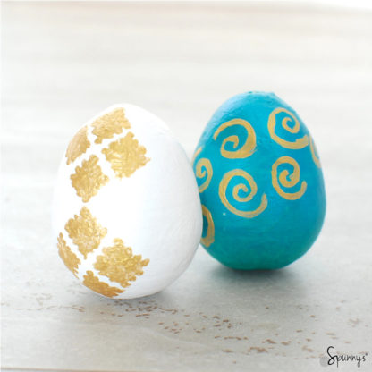 Easter egg ornaments DIY craft ideas