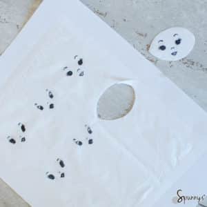 DIY spun cotton doll face tissue transfer 4