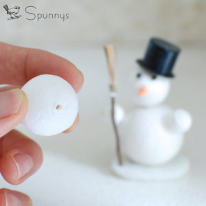 Snowman ornament DIY craft idea