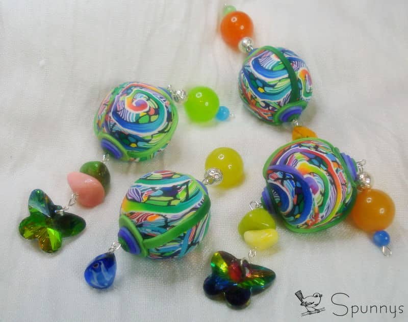 How to make Polymer Clay Beads and ornaments - SPUNNYS