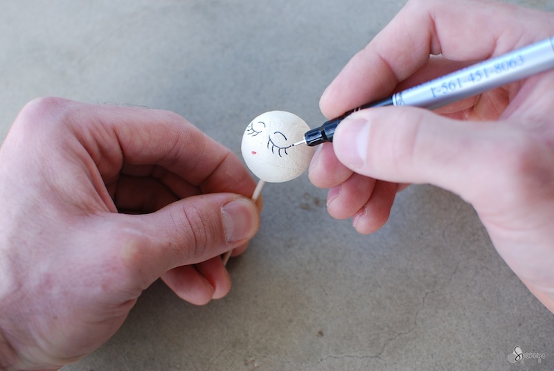 Spun Cotton Balls White Set of 10 Project Craft Fairy Garden Decor