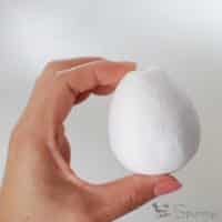 tear-shaped spun cotton shape tahiti pearl extra large 64 tall ø54 crafts