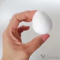 tear-shaped spun cotton shape tahiti pearl large 48 tall ø40 crafts