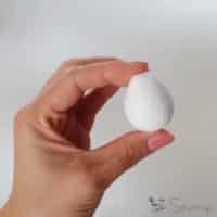 tear-shaped spun cotton shape tahiti pearl medium 36 tall ø29 crafts