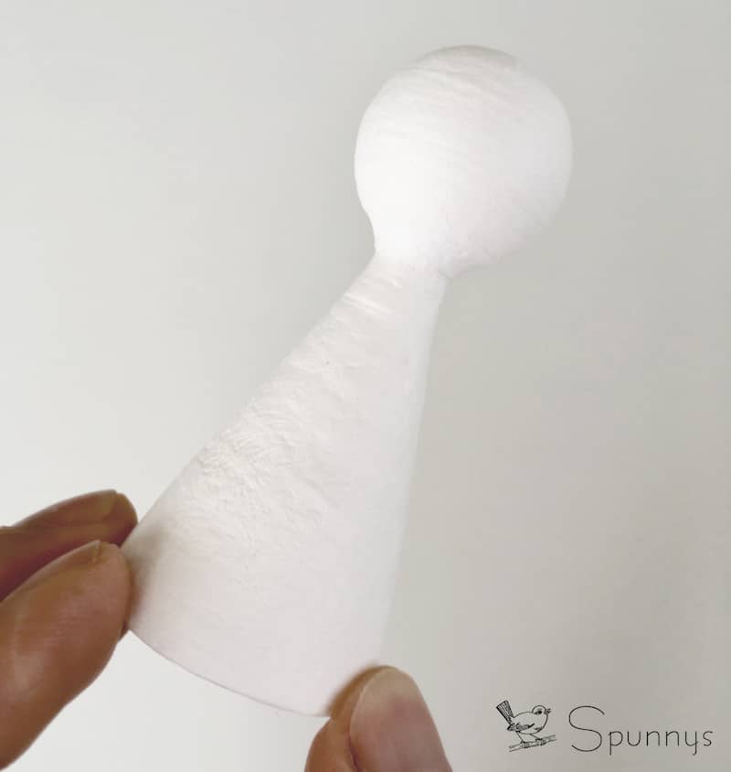 paintable paper peg doll