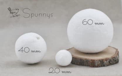 Spun Cotton Balls diameter 20 40 60