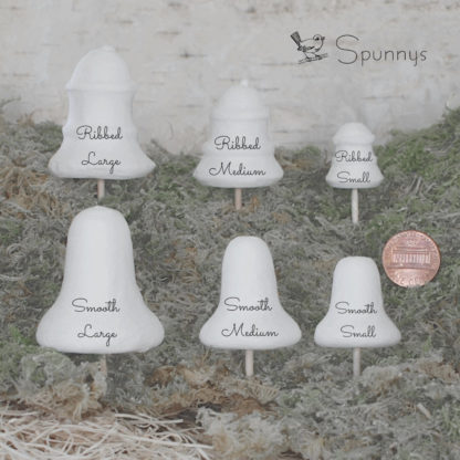 Spun Cotton Bells Styles Sizes