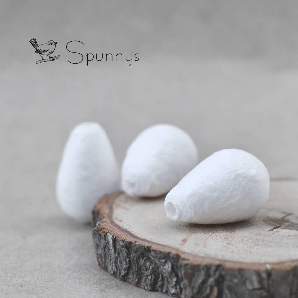 Spun Cotton Pearls Blanks