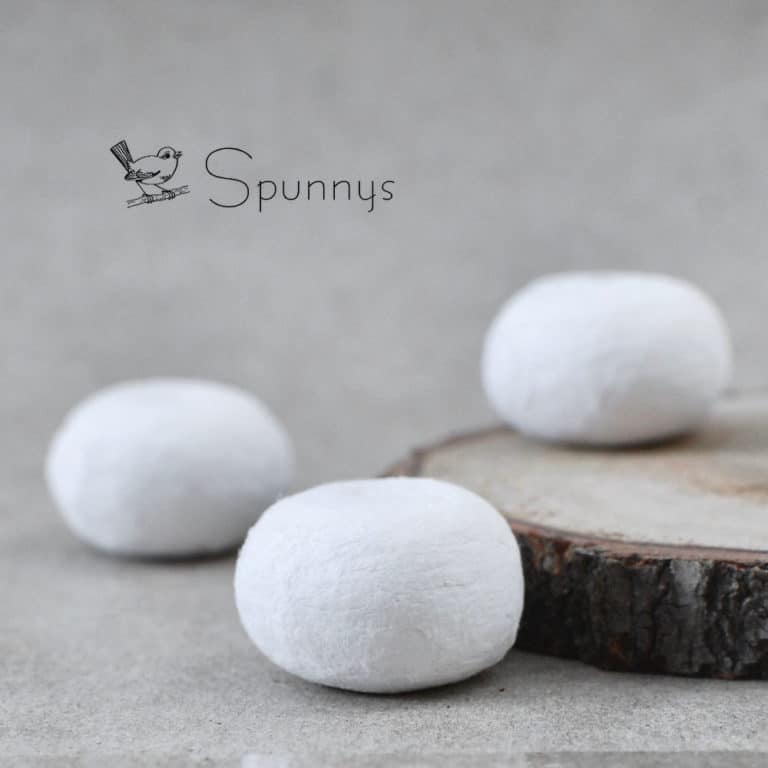 Spun Cotton Balls for DIY Crafts ø 6 to 60mm SPUNNYS