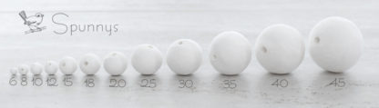 Spun Cotton Balls for DIY Crafts