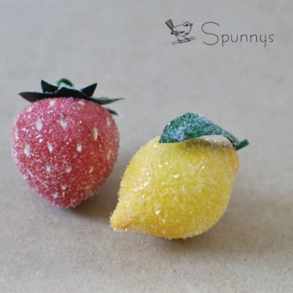 decorations paillettes citrons fraises DIY tutoriel