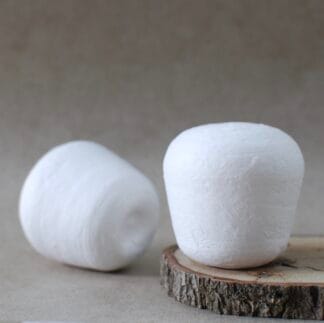 Spun paper apples