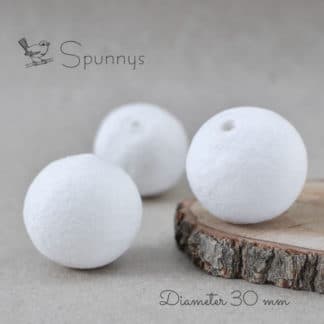 Boules en ouate de cellulose 30mm