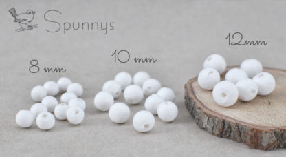 spun cotton balls diameter 8 10 12