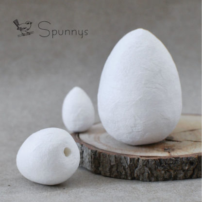 spun cotton eggs