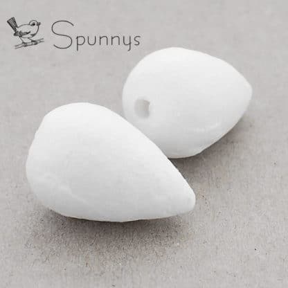 spun cotton teardrop blanks