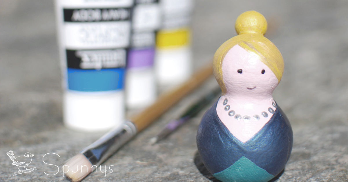 How to paint peg dolls DIY tutorial