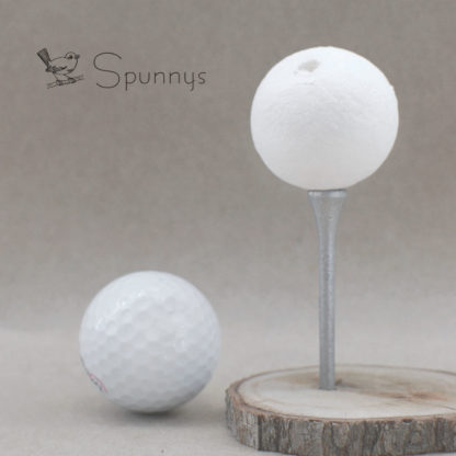 Practice golf balls made of paper