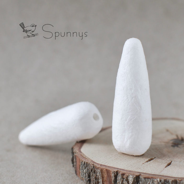 Ready to paint and decorate Mini Icicle Ornaments - SPUNNYS