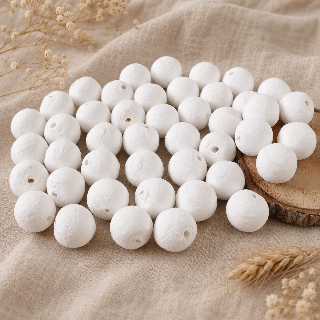 Pack of 48 Spun Paper Balls ø 20 mm - Image 2