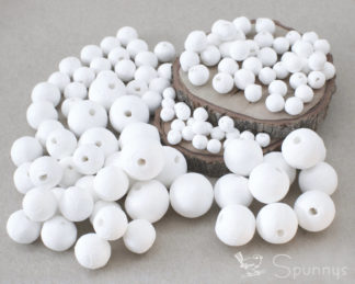 Spun Cotton Balls Assortment ø 6 to 20 mm Spunnys