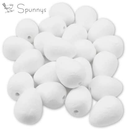 lot de 22 oeufs en ouate de cellulose SPUNNYS