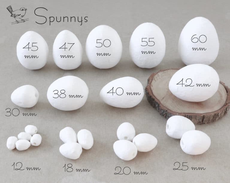 Spun Cotton Balls & Eggs - Felt Paper Scissors