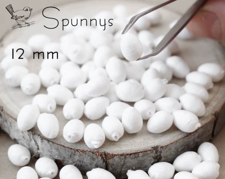 Spun Cotton Eggs for DIY Crafts • Ready to decorate • SPUNNYS