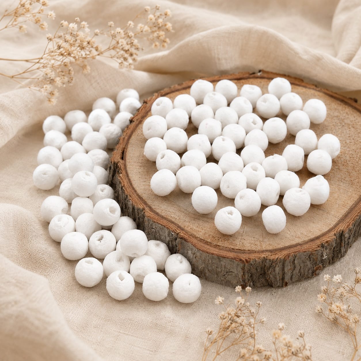 Pack of 100 spun paper balls ø 8 mm - Image 4