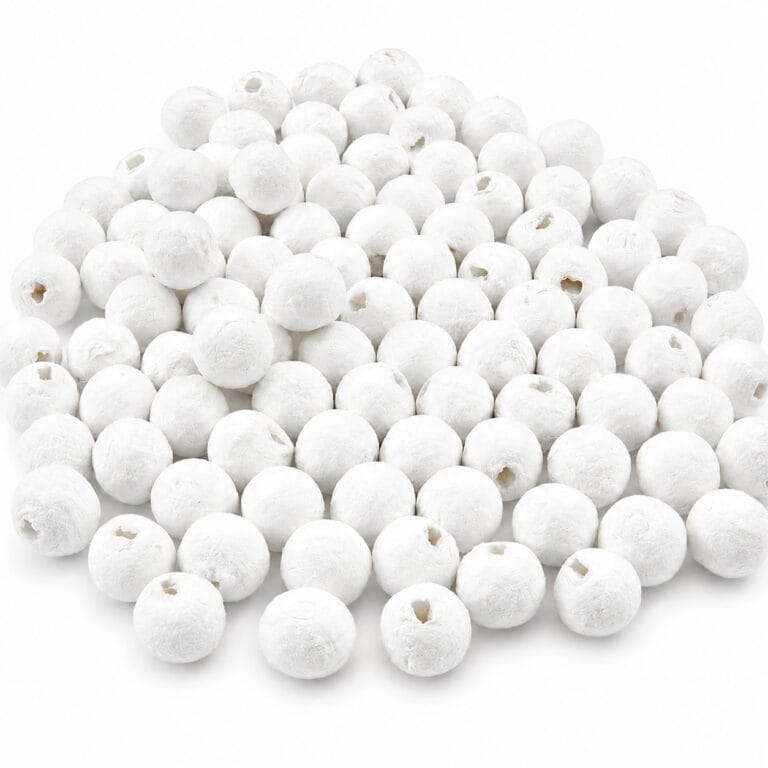 spun paper balls 8 mm