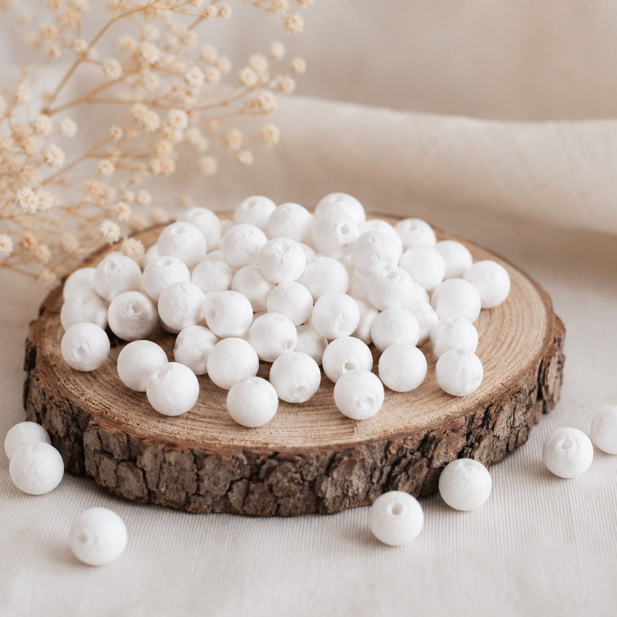 Pack of 100 spun paper balls ø 10 mm - Image 4