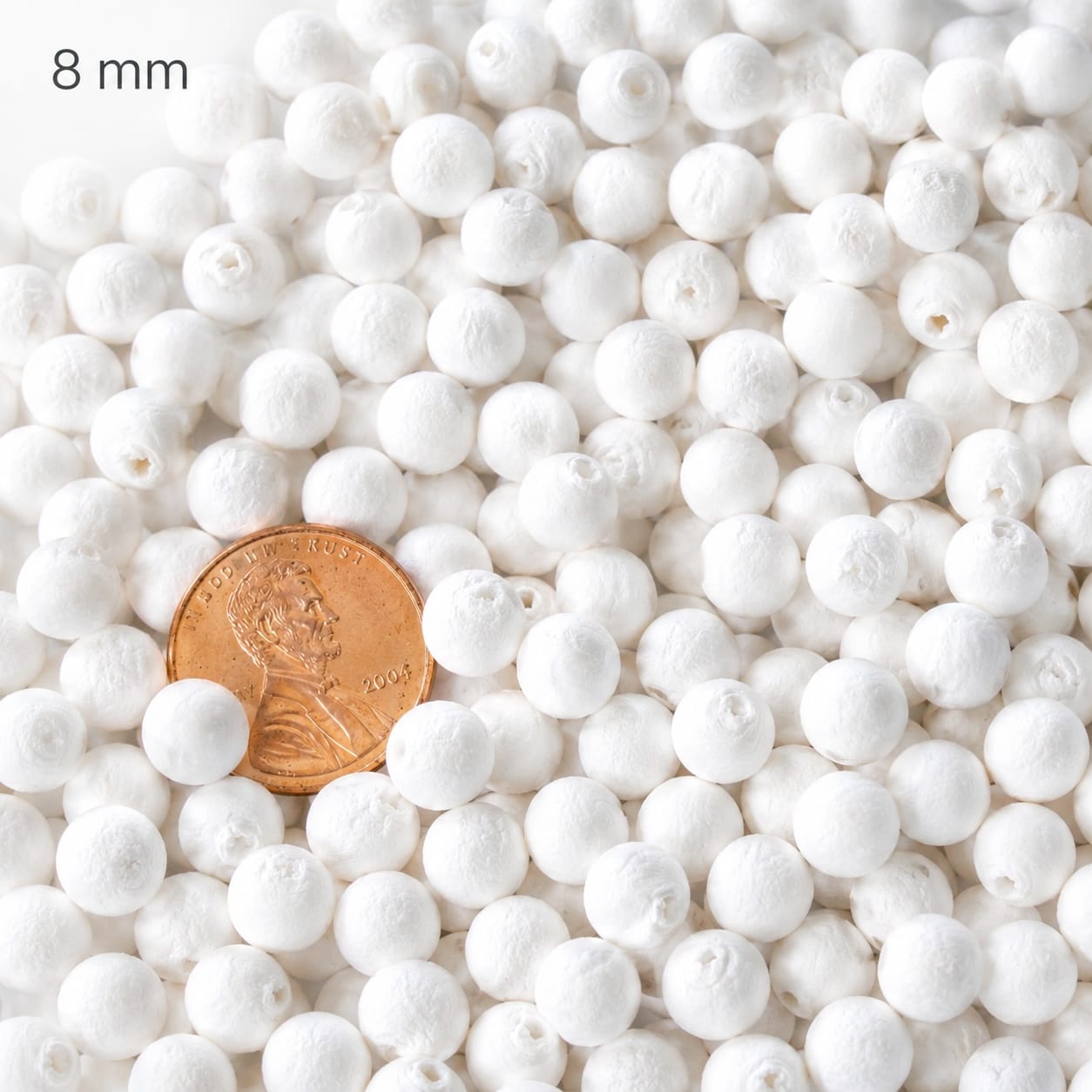 Pack of 100 spun paper balls ø 8 mm - Image 3