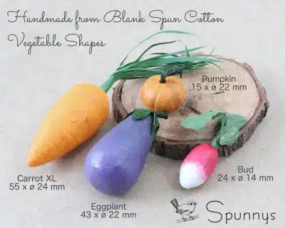 Spun Cotton Carrots