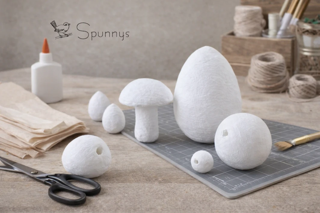 What are spun paper shapes