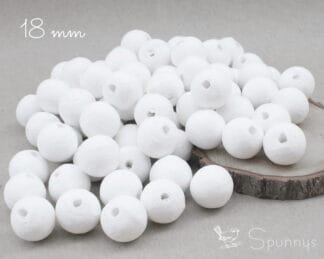Pack of 100 Spun Paper Balls ø 18 mm