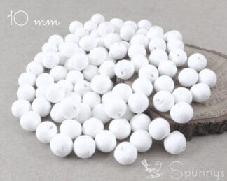 spun cotton balls 10 mm