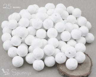 Pack of 100 Spun Paper Balls ø 25 mm